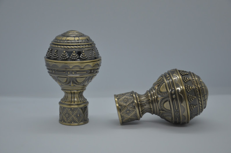 Карниз труба подвійний античне золото - 2