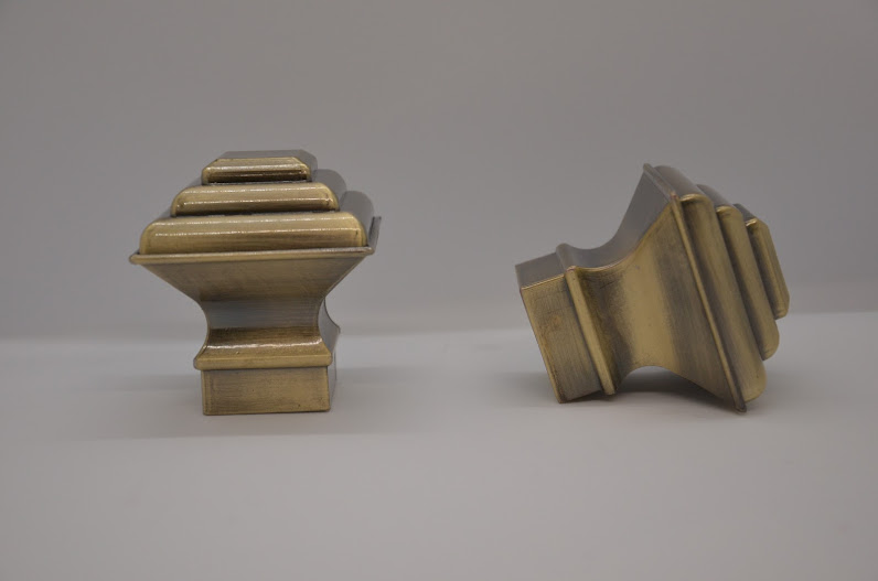 Карниз труба подвійний античне золото - 3