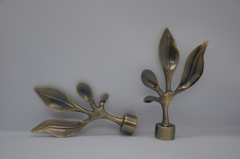 Карниз труба подвійний античне золото - 5